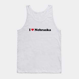 I Love Nebraska Tank Top